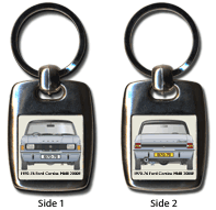 Ford Cortina MkIII 2000E 4dr 1970-76 Keyring 5